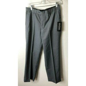 RGM Men's Flat Front Dress Pant Modern Fit, Grey